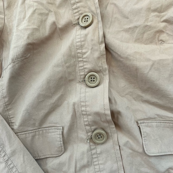 Signature by Levi Strauss tan lightweight slightly cropped cargo Jacket, size M - Picture 3 of 4